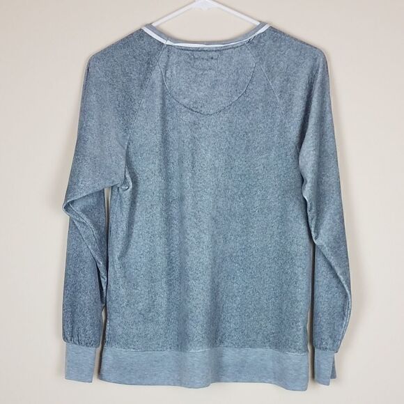 Kate Spade Gray "dream big" Pajama Top - Picture 5 of 6